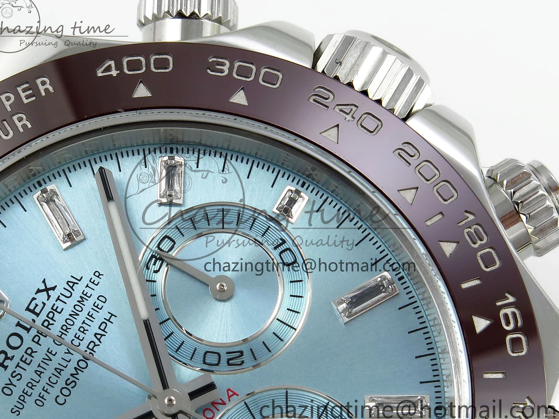 MiroTime 0423 Daytona 116506 Clean 1:1 Best Edition Ice Blue Dial Crystal Markers on SS Bracelet SA4130 V Popular 1702
